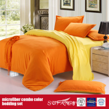 90GSM Solid Color Comfortable Combo Microfiber Duvet Cover